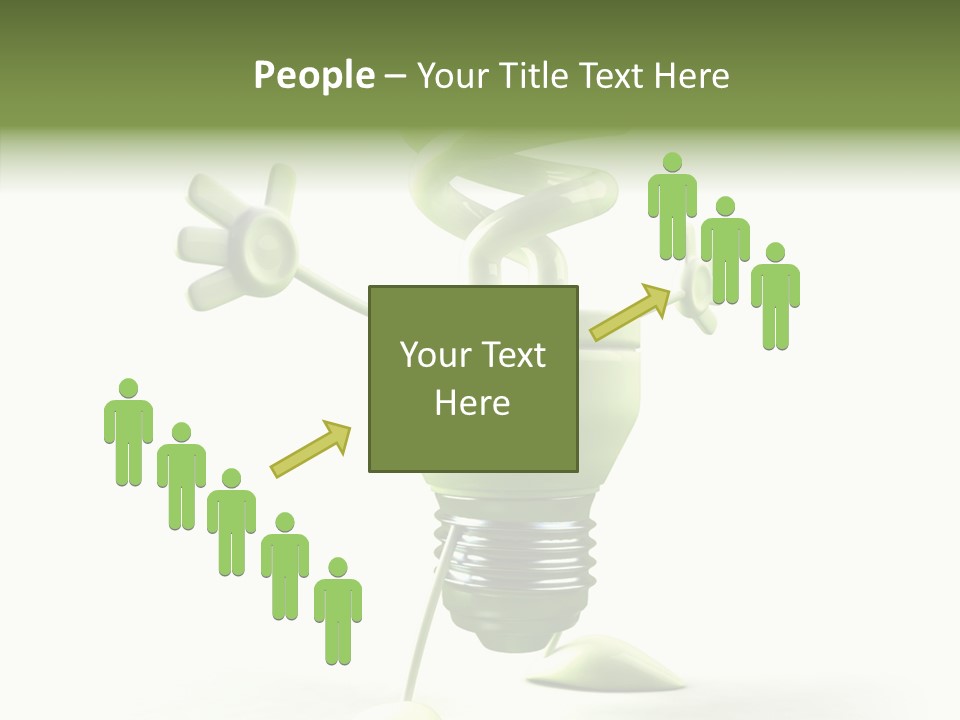 Background Lightbulb Solutions PowerPoint Template