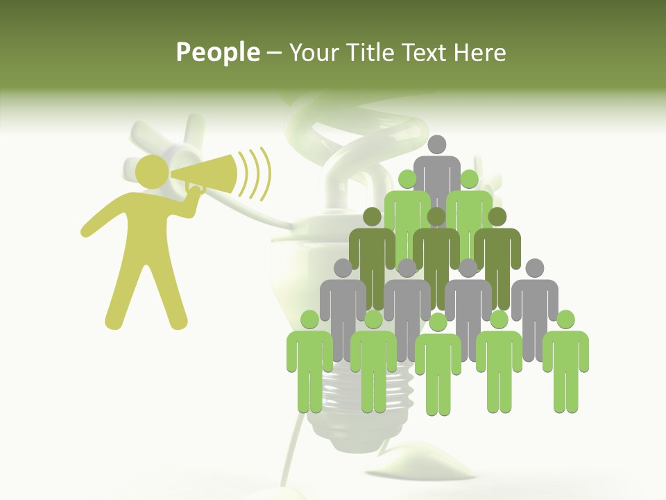 Background Lightbulb Solutions PowerPoint Template