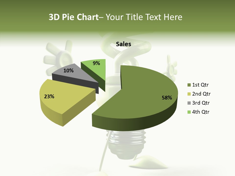Background Lightbulb Solutions PowerPoint Template