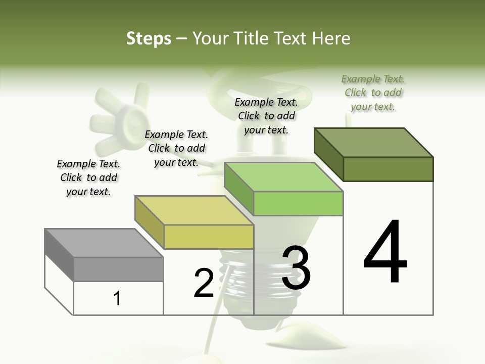 Background Lightbulb Solutions PowerPoint Template
