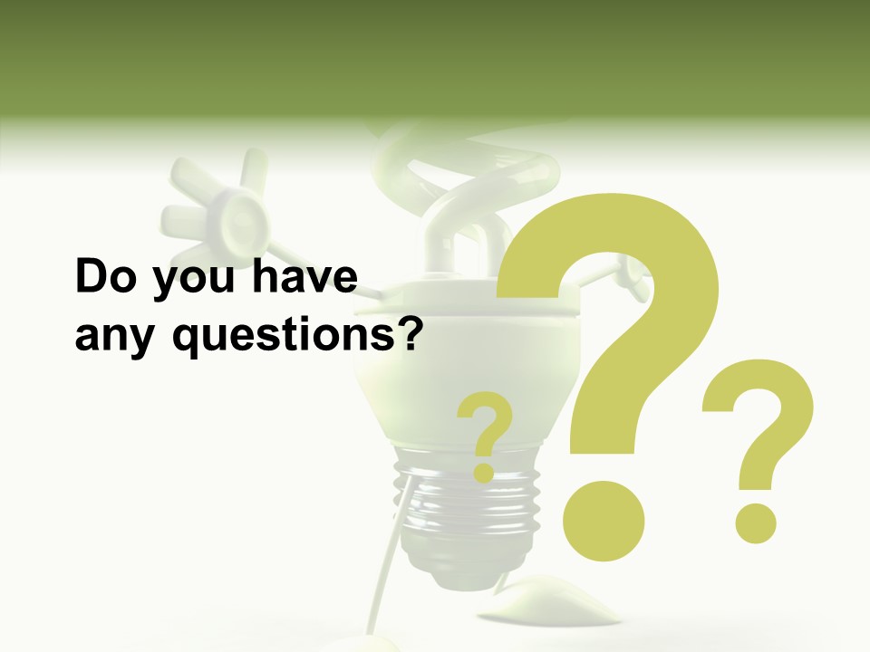 Background Lightbulb Solutions PowerPoint Template