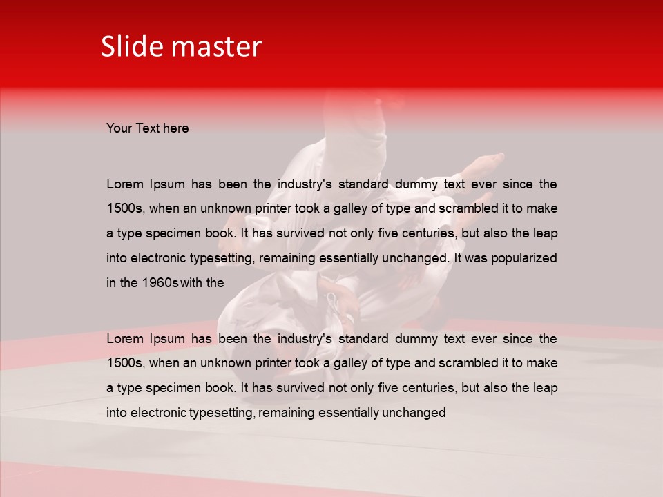 Battle Mat Offense PowerPoint Template