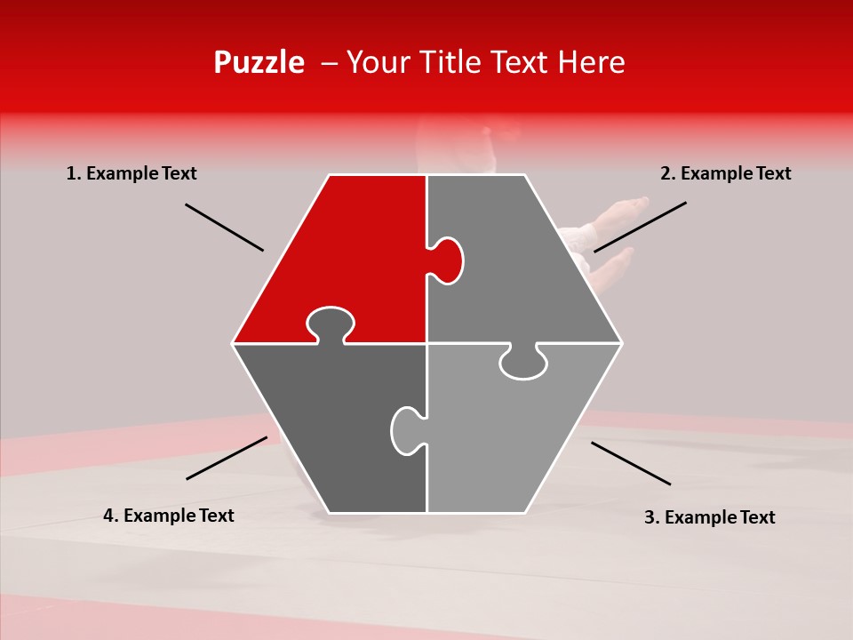 Battle Mat Offense PowerPoint Template