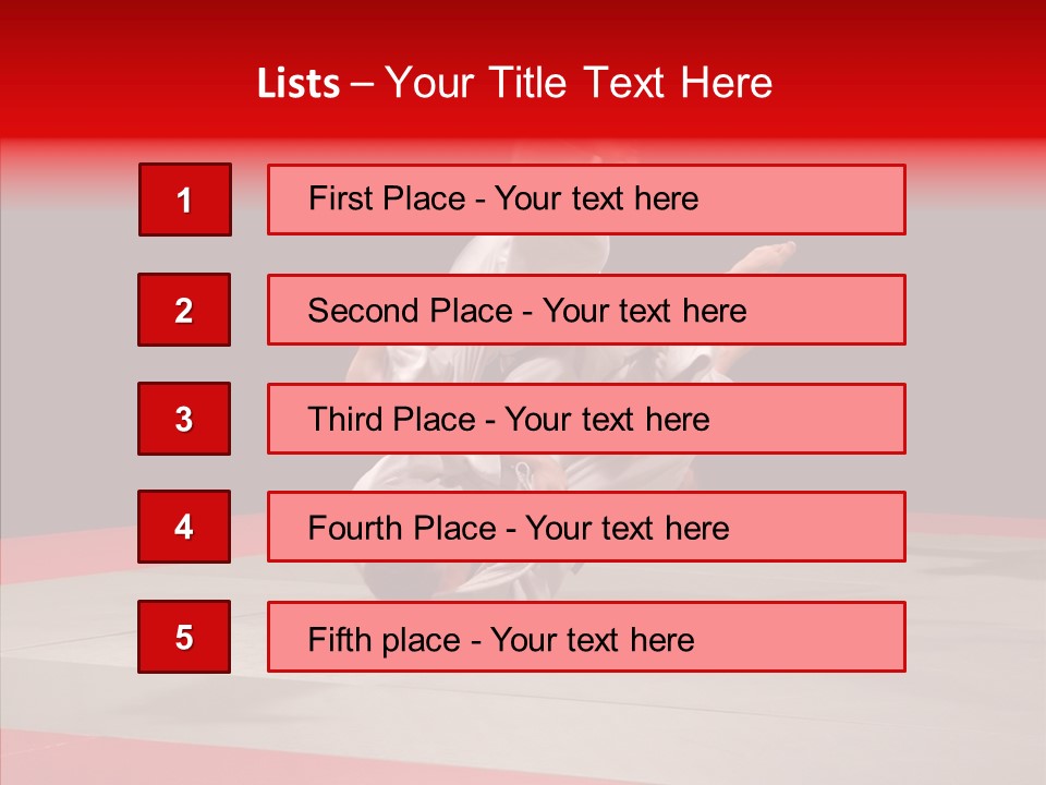 Battle Mat Offense PowerPoint Template