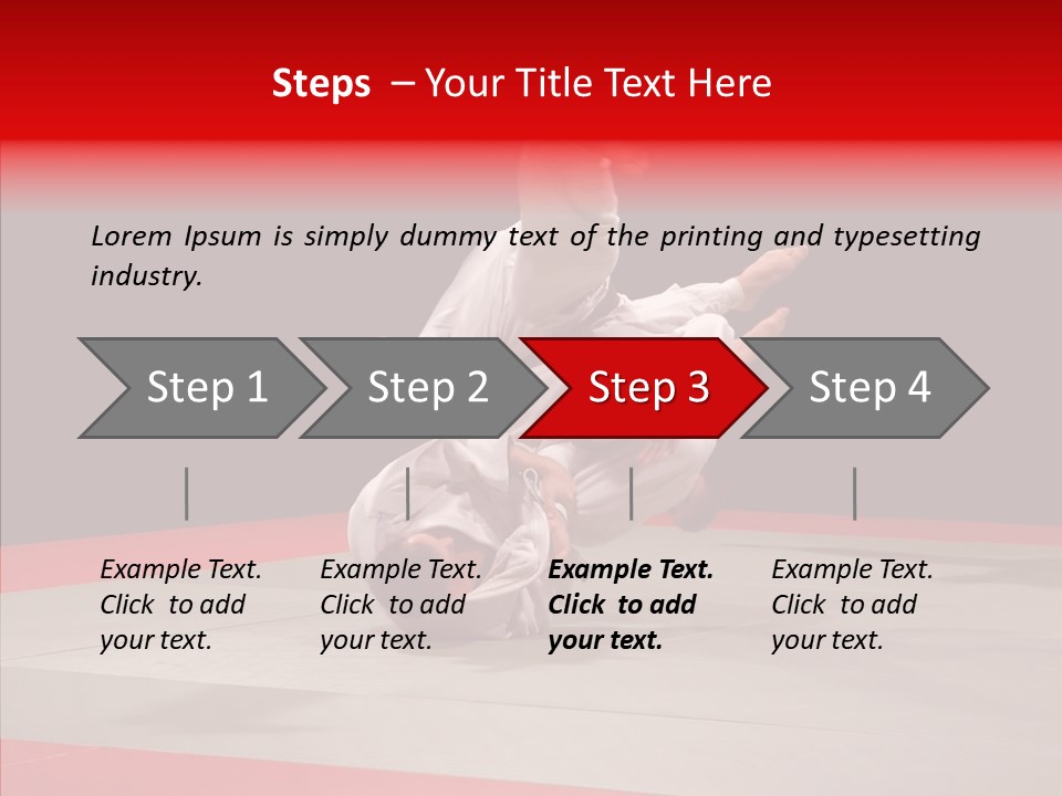 Battle Mat Offense PowerPoint Template