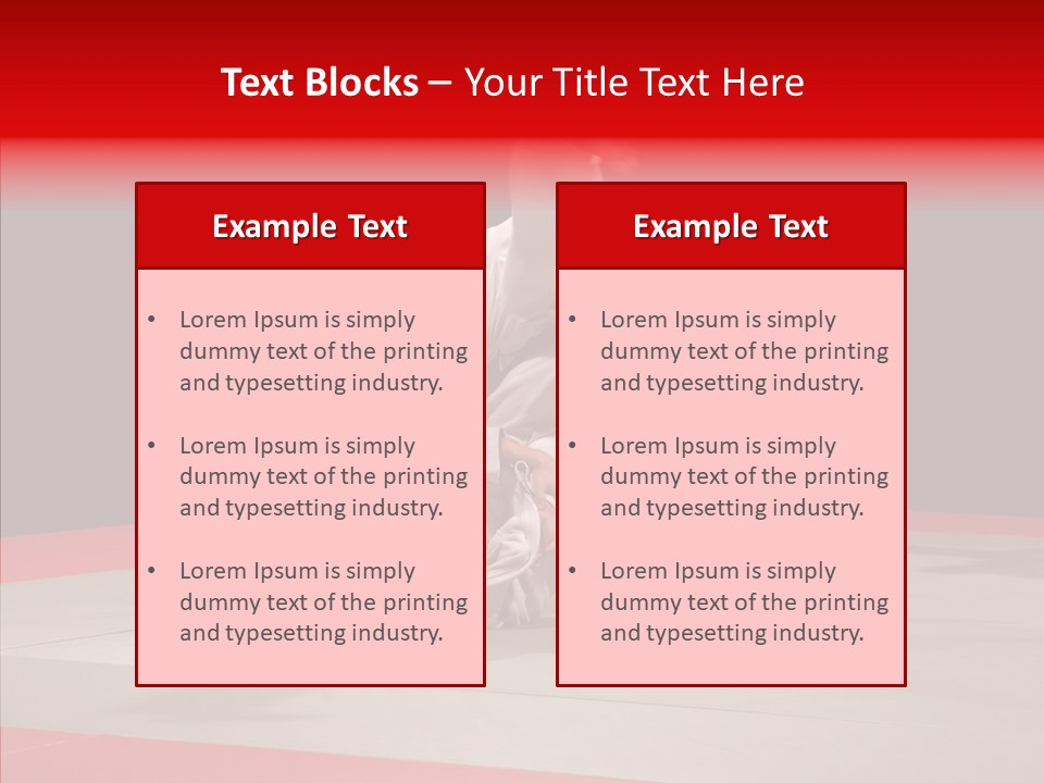 Battle Mat Offense PowerPoint Template
