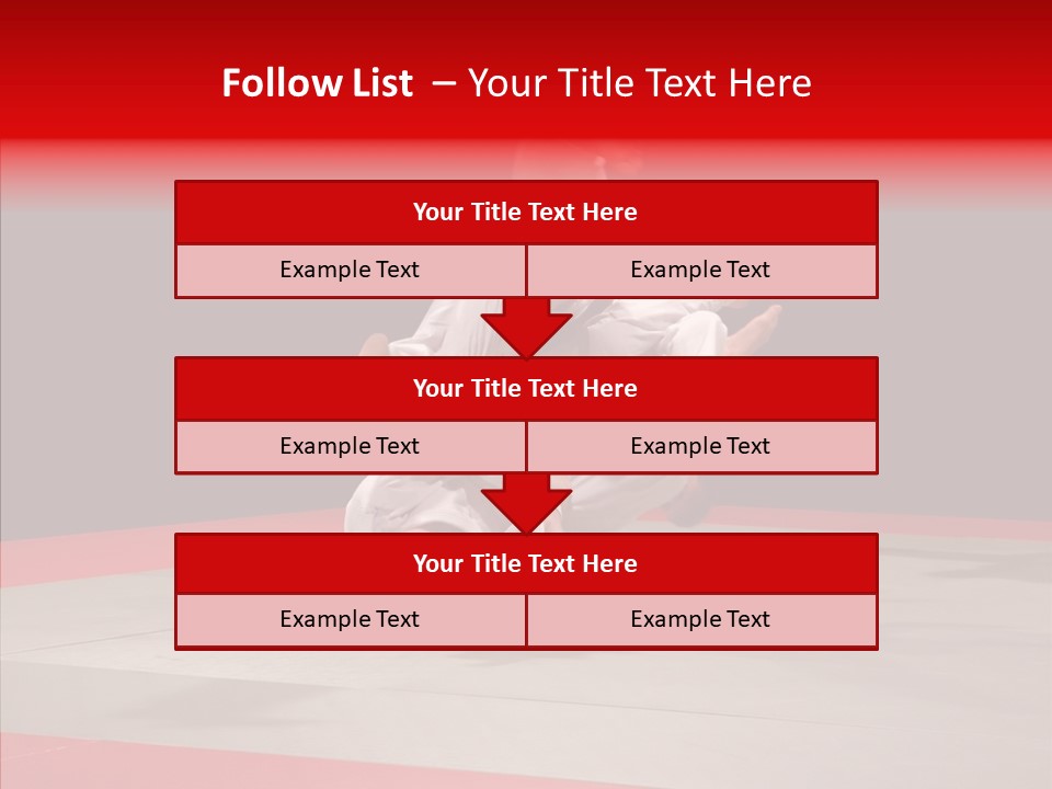 Battle Mat Offense PowerPoint Template