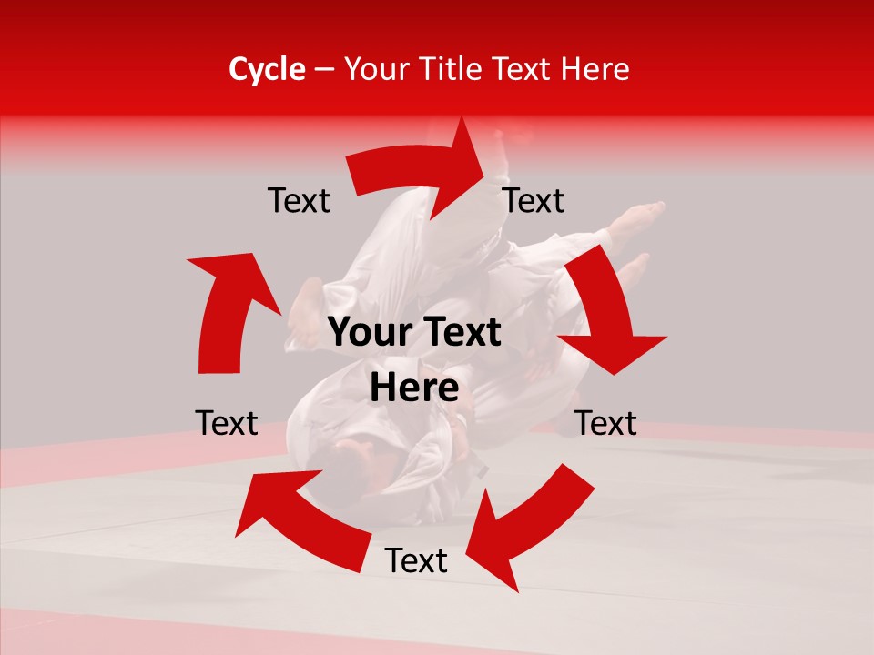 Battle Mat Offense PowerPoint Template
