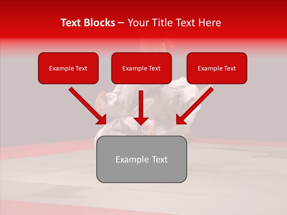 Battle Mat Offense PowerPoint Template