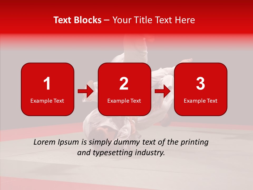 Battle Mat Offense PowerPoint Template