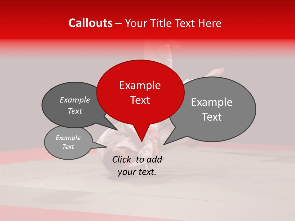 Battle Mat Offense PowerPoint Template