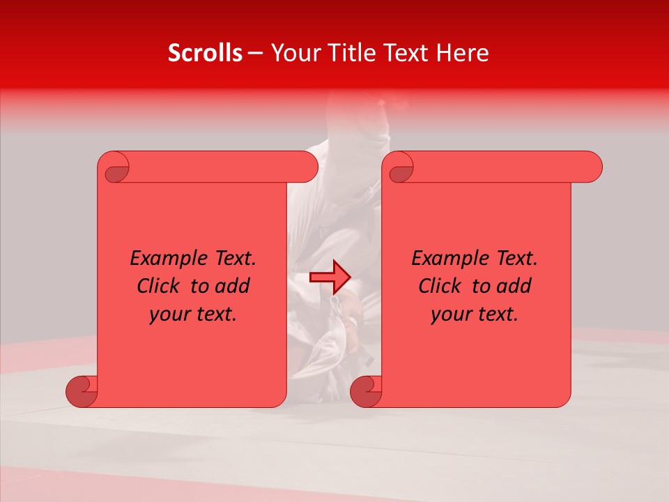 Battle Mat Offense PowerPoint Template