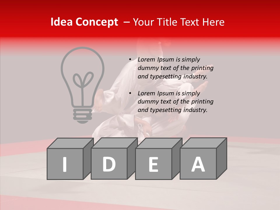 Battle Mat Offense PowerPoint Template