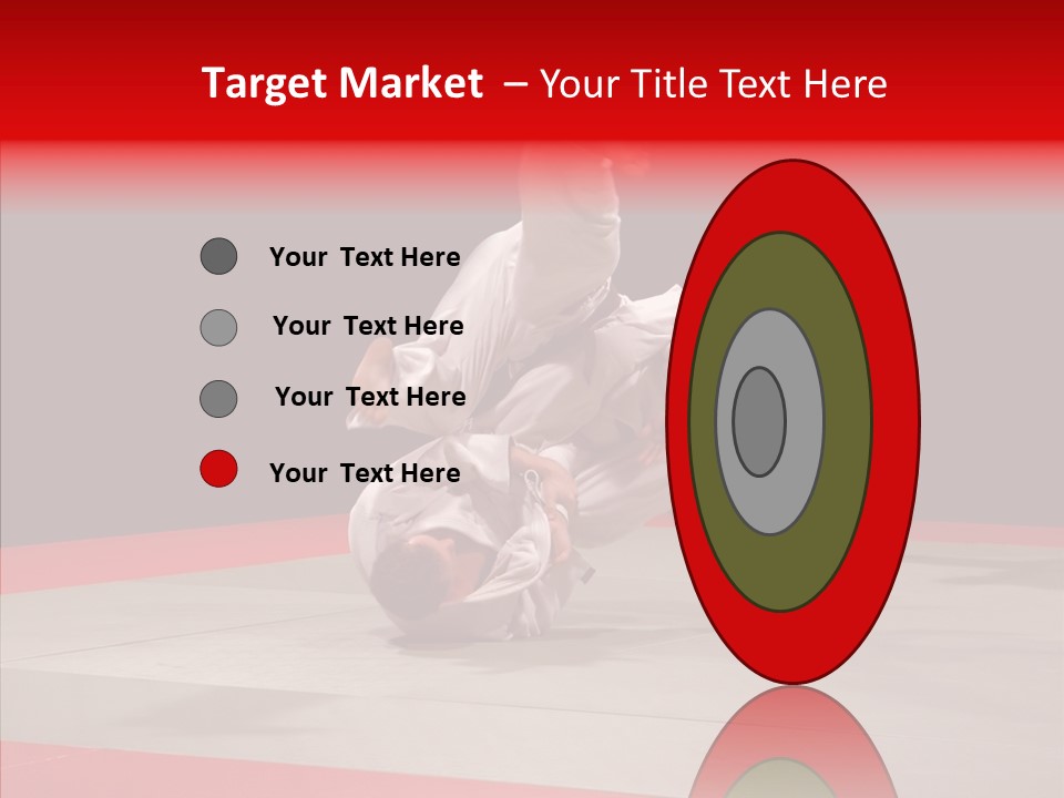 Battle Mat Offense PowerPoint Template