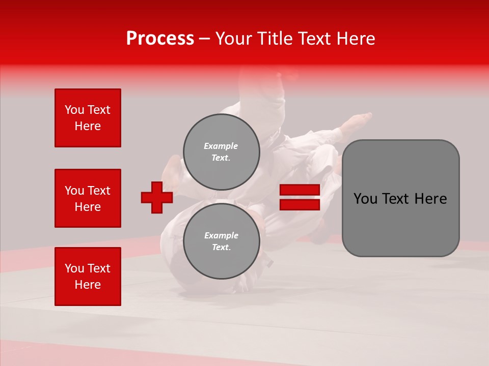 Battle Mat Offense PowerPoint Template