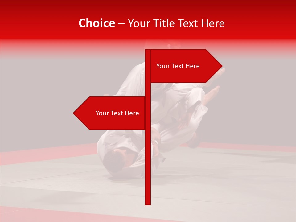 Battle Mat Offense PowerPoint Template