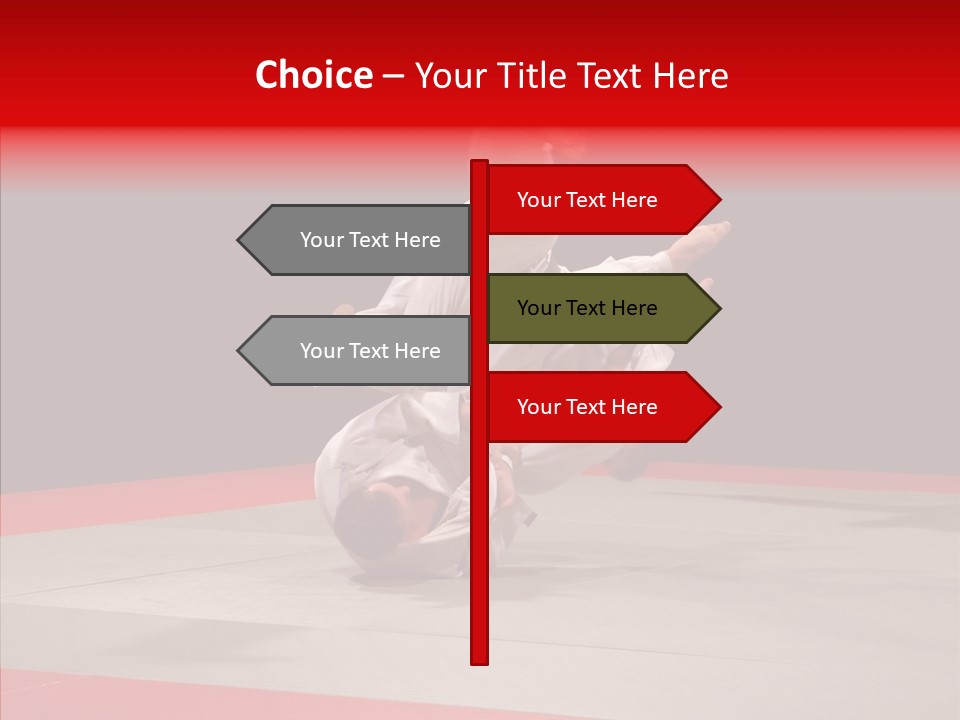 Battle Mat Offense PowerPoint Template