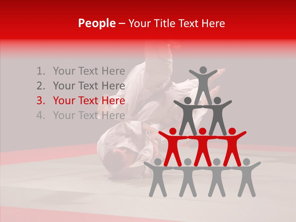 Battle Mat Offense PowerPoint Template