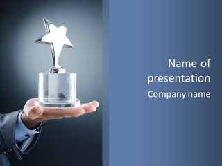 Trophy Event Celebration PowerPoint Template