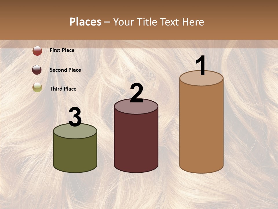 Abstract Blonde Blond PowerPoint Template