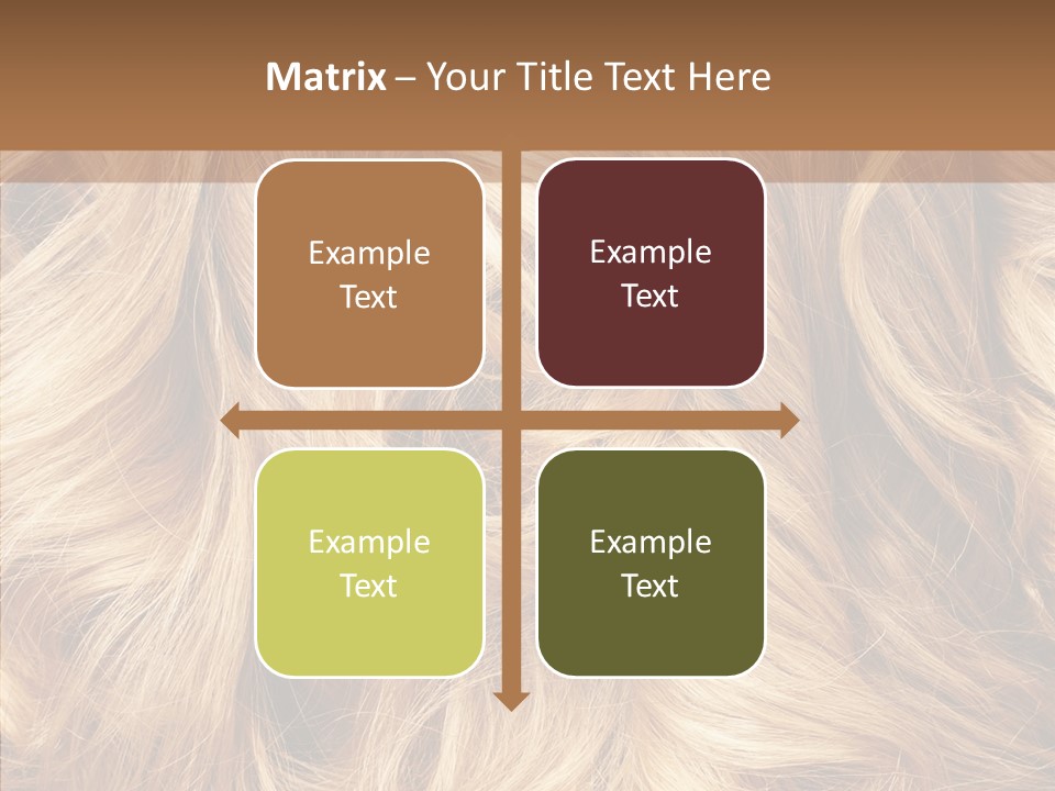 Abstract Blonde Blond PowerPoint Template