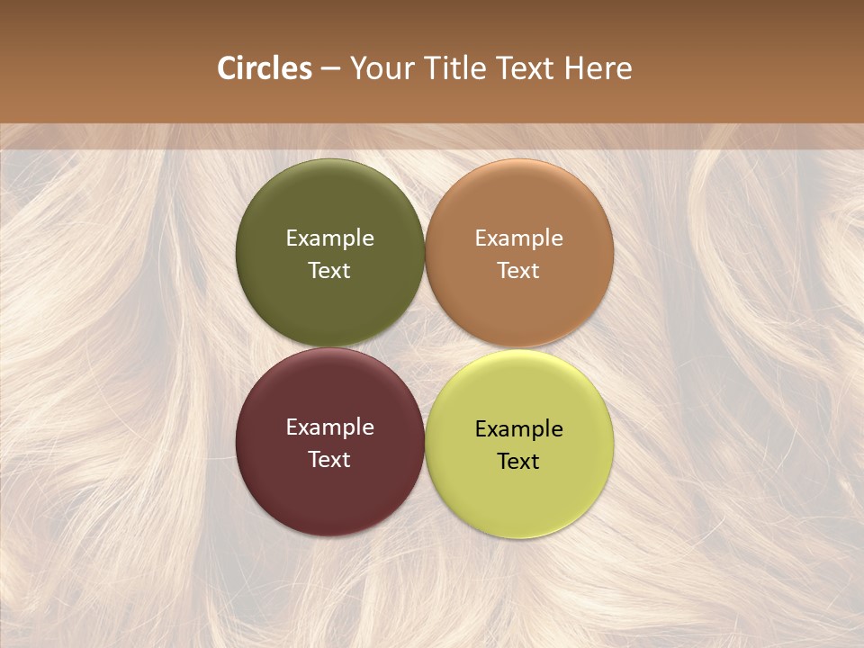 Abstract Blonde Blond PowerPoint Template