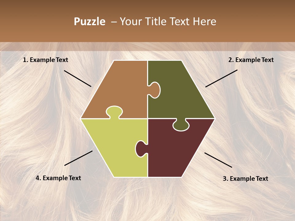 Abstract Blonde Blond PowerPoint Template