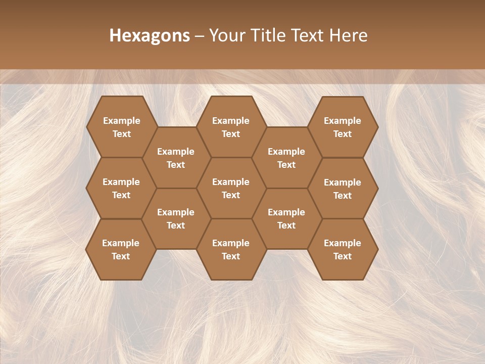 Abstract Blonde Blond PowerPoint Template