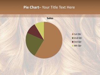 Abstract Blonde Blond PowerPoint Template