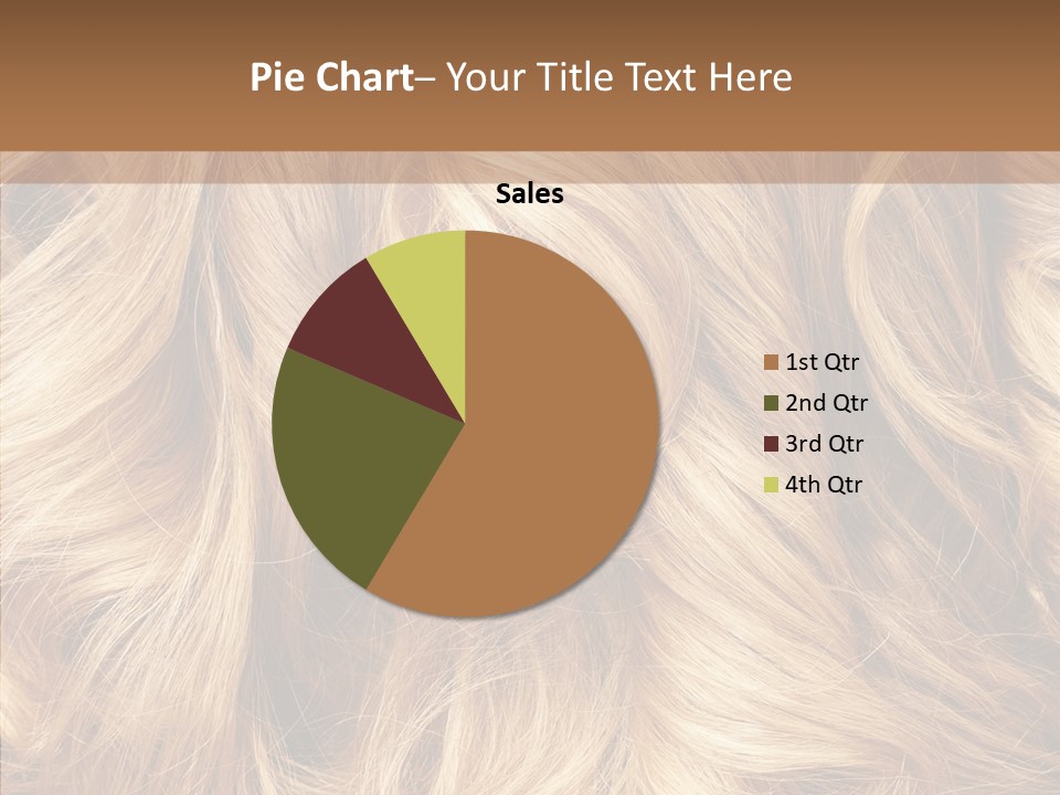 Abstract Blonde Blond PowerPoint Template