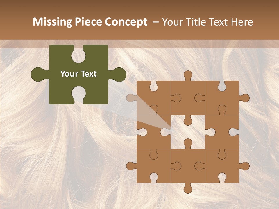 Abstract Blonde Blond PowerPoint Template