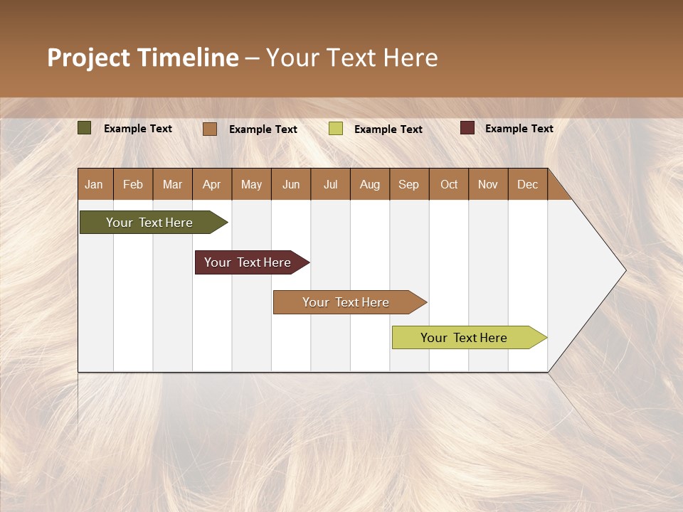 Abstract Blonde Blond PowerPoint Template