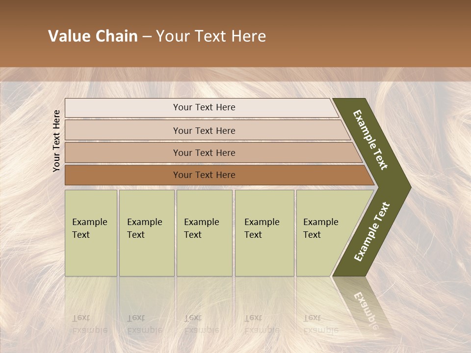 Abstract Blonde Blond PowerPoint Template