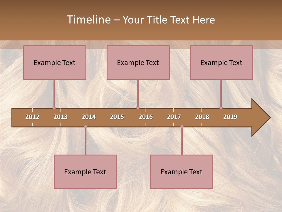 Abstract Blonde Blond PowerPoint Template