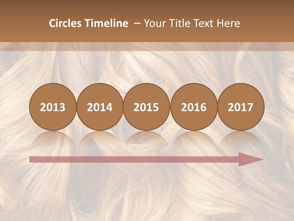 Abstract Blonde Blond PowerPoint Template