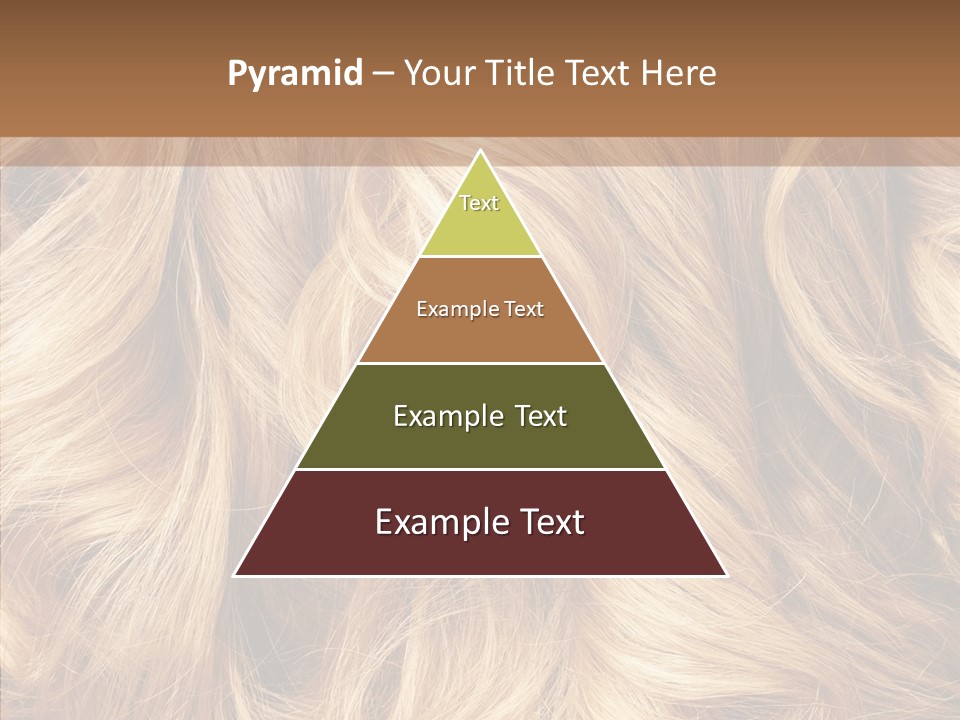 Abstract Blonde Blond PowerPoint Template