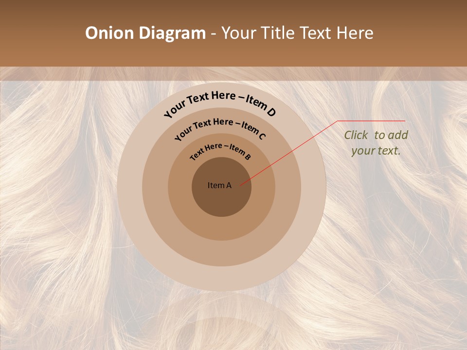 Abstract Blonde Blond PowerPoint Template