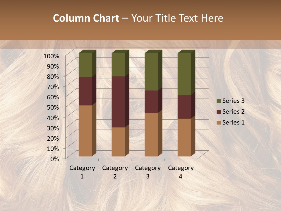 Abstract Blonde Blond PowerPoint Template