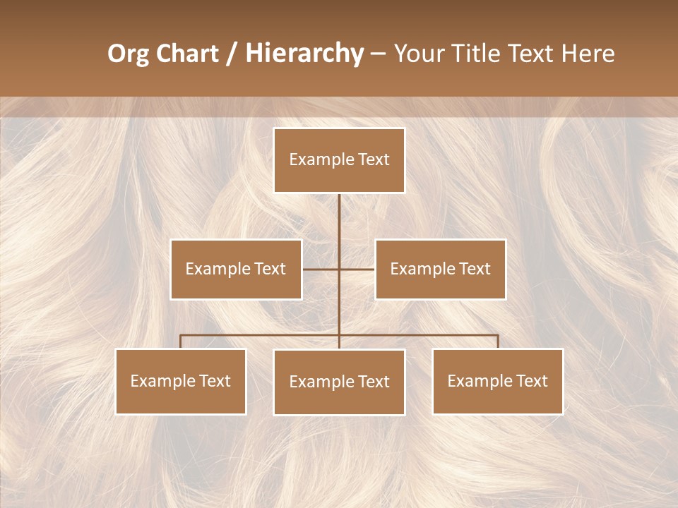 Abstract Blonde Blond PowerPoint Template