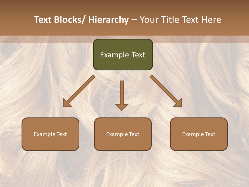 Abstract Blonde Blond PowerPoint Template