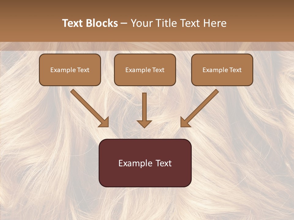 Abstract Blonde Blond PowerPoint Template