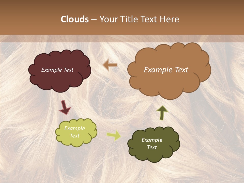 Abstract Blonde Blond PowerPoint Template