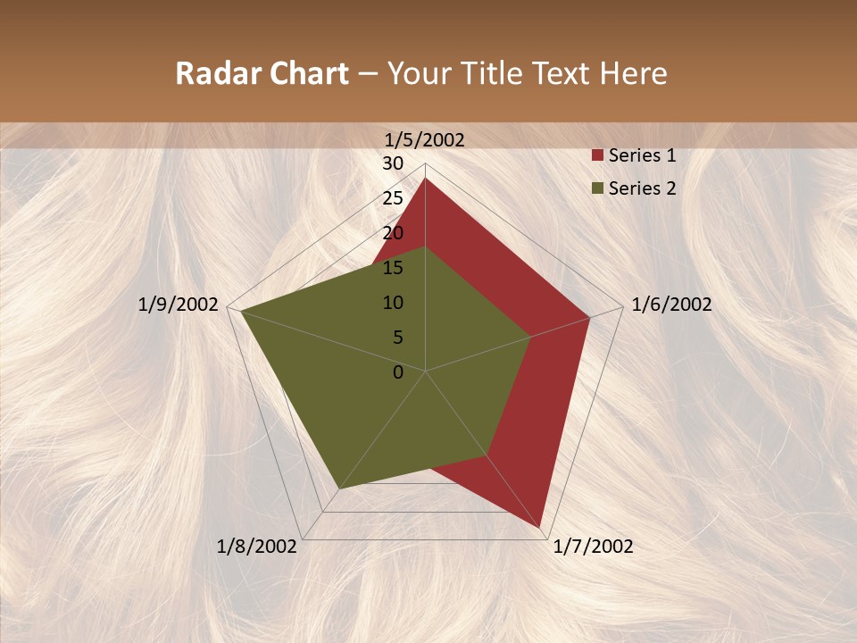 Abstract Blonde Blond PowerPoint Template