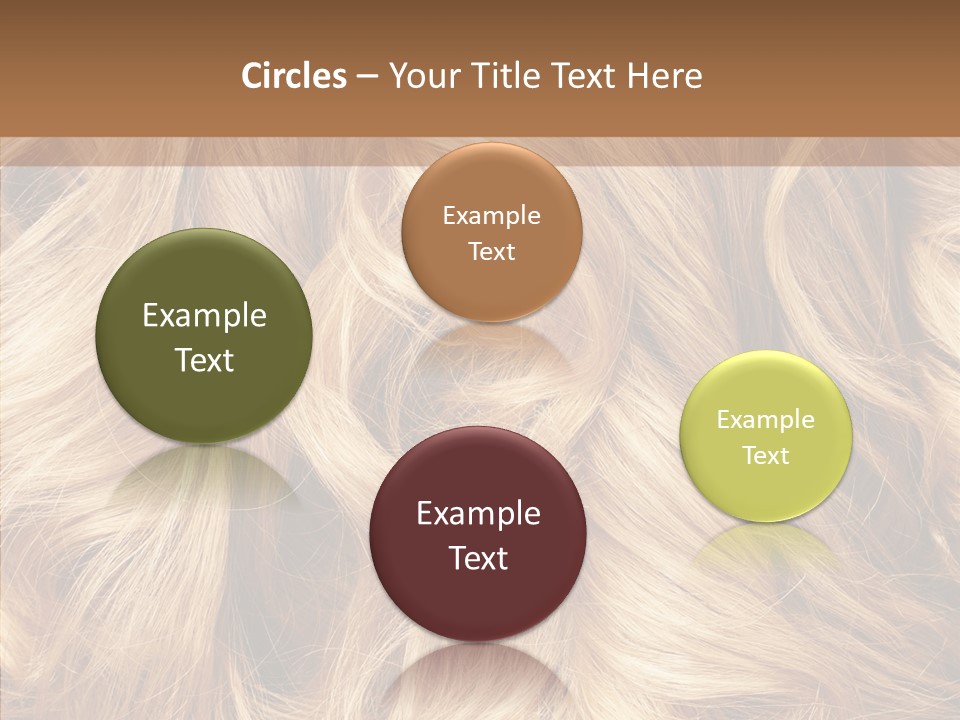 Abstract Blonde Blond PowerPoint Template