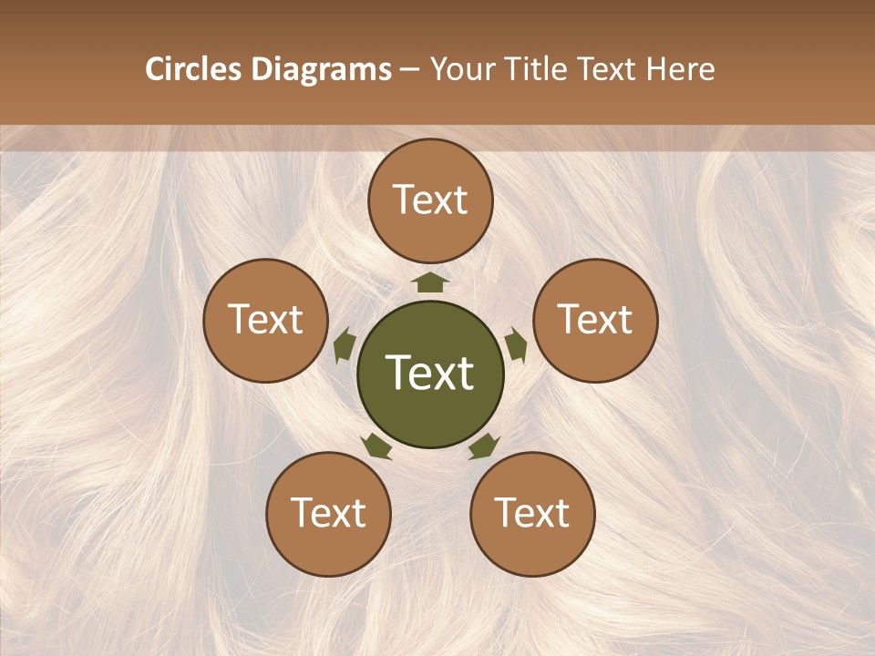 Abstract Blonde Blond PowerPoint Template