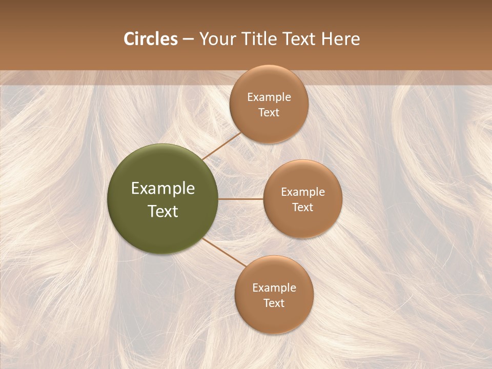 Abstract Blonde Blond PowerPoint Template