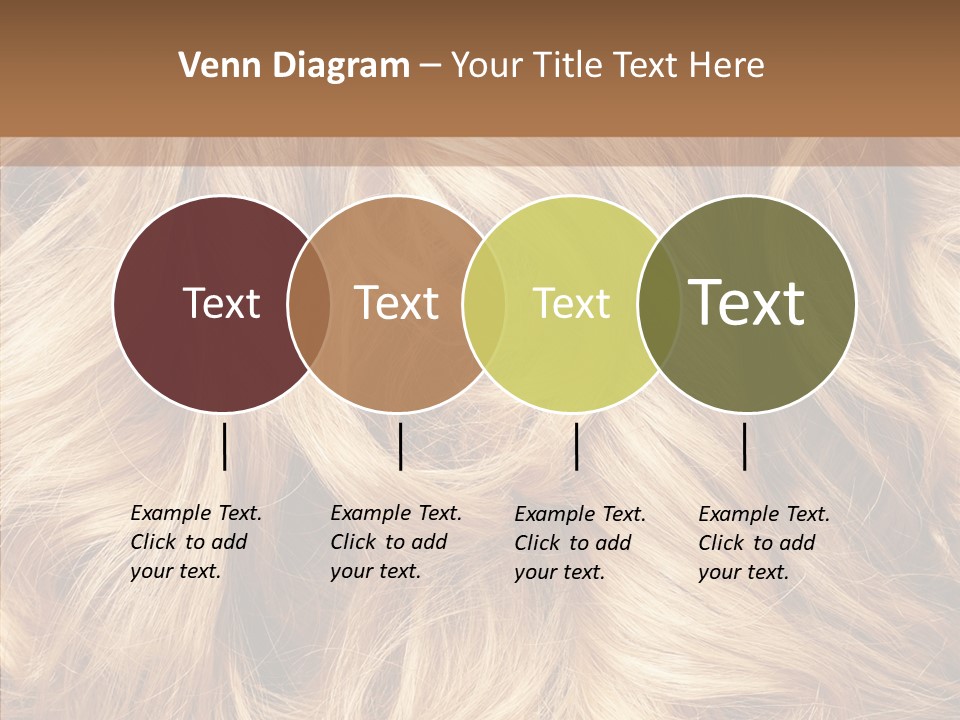 Abstract Blonde Blond PowerPoint Template