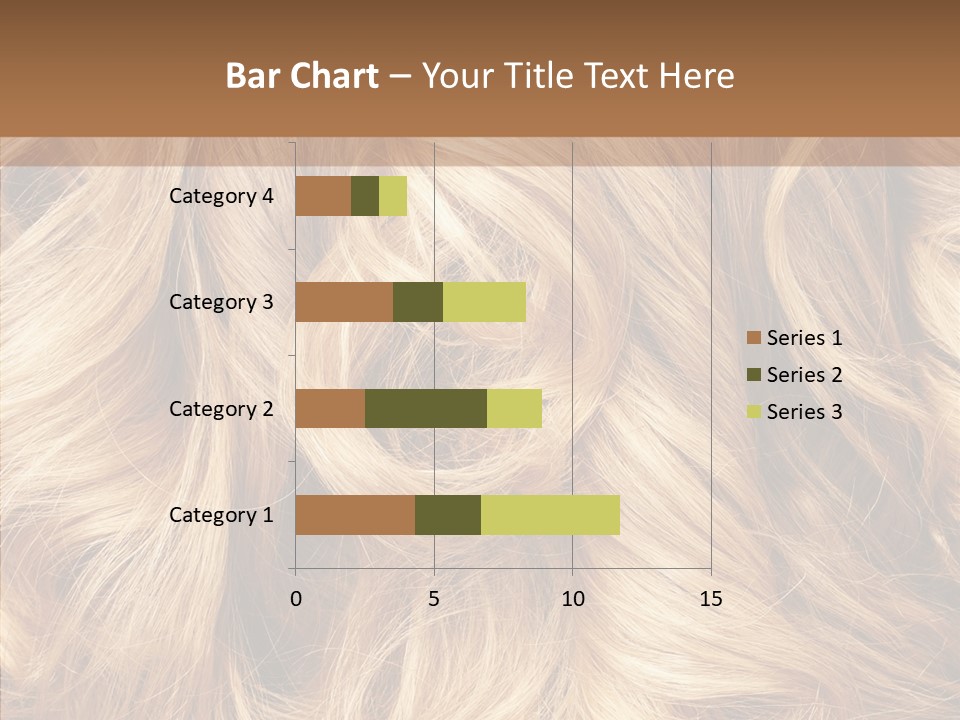 Abstract Blonde Blond PowerPoint Template