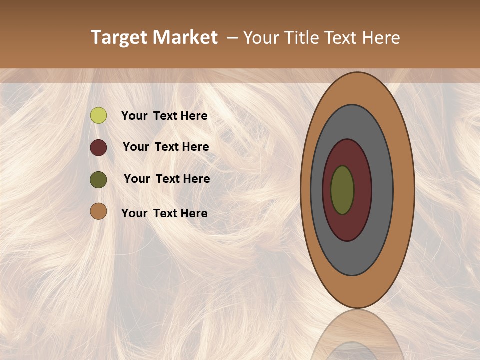 Abstract Blonde Blond PowerPoint Template