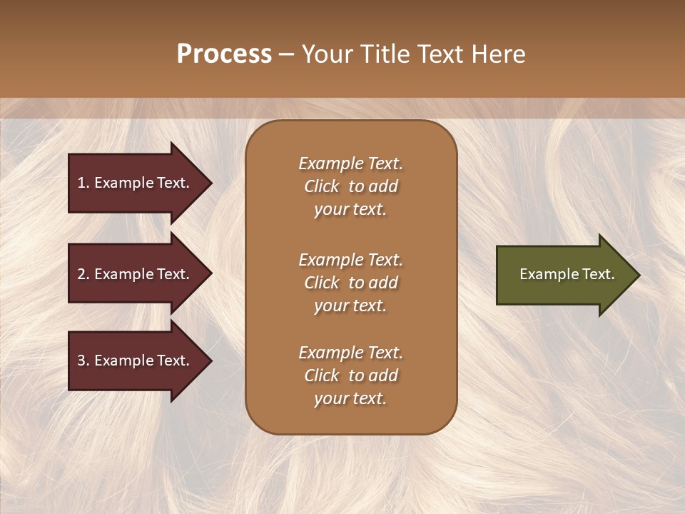 Abstract Blonde Blond PowerPoint Template